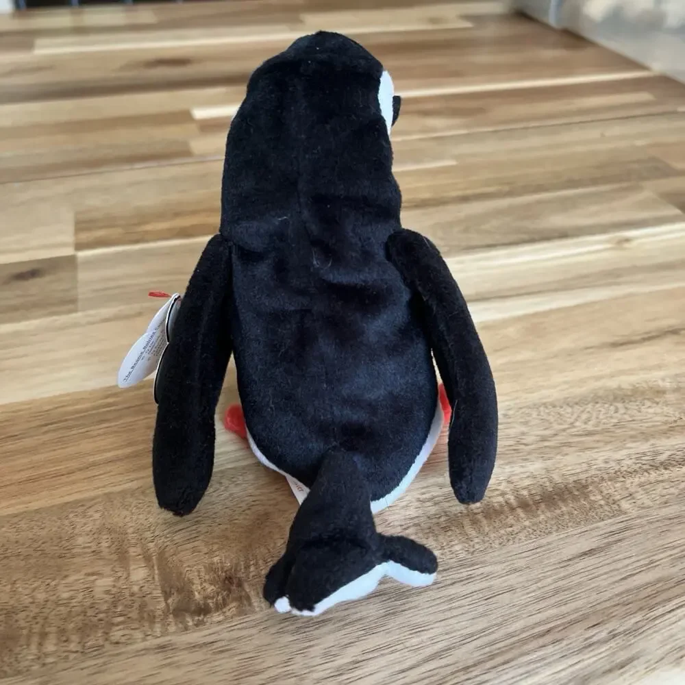 Puffer Penguin 1997 Beanie Baby 3rd Generation Tush‎ Tag Plush Toy - NEW .